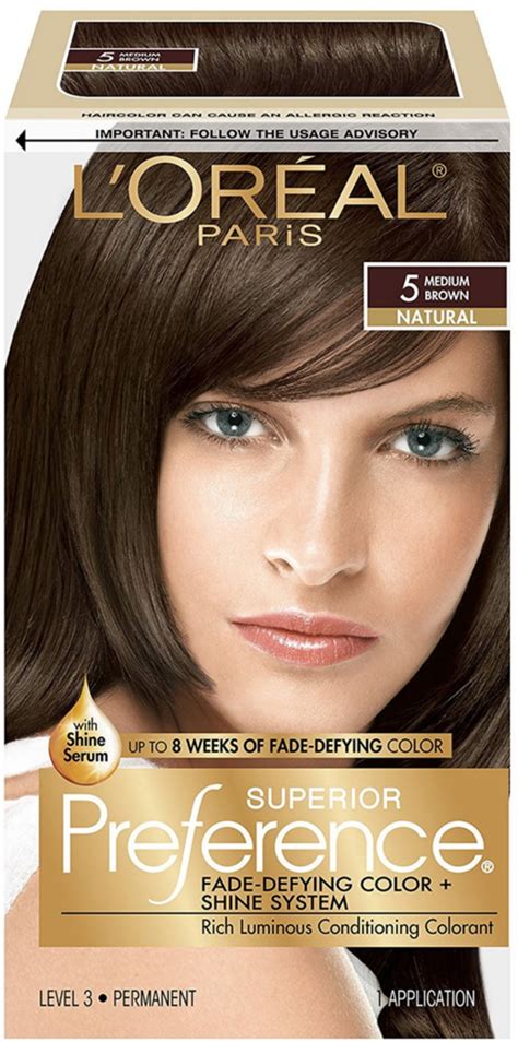 l'oreal paris brown hair dye